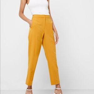 Mustard coloured Topshop trousers